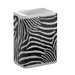 Safari Tooth Brush Holder in Black and White Zebra Print