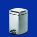 Argenta Square Pedal Waste Bin in Stainless Steel