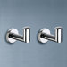 Demetra Set of Two Hooks in Chrome