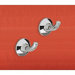 Ascot Pair of Hooks in Chrome