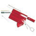 SwissCard Multi-Function Pocket Tool in Translucent Ruby