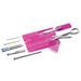 SwissCard Multi-Function Pocket Tool in Translucent Pink