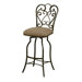 Magnolia 30" Swivel Bar Stool w/ Moccasin Brown Fabric