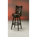 Knollwood Swivel Barstool in Espresso Annigre