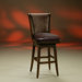 Mandalay Swivel Barstool in Russet Cordovan
