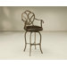 San Marina Barstool with Arms in Legacy Copper