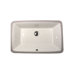 19" Rectangular Ceramic Undermount Bathroom Sink
