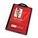 ID Card Holder,Vertical,3-3/8"x2-1/8",25/PK,Black
