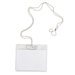 ID Chain, 36" Long, Nickel Plated, 25/PK, Silver