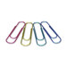 Metallic Paper Clip, 4", Assorted