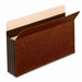 Std 3 1/2" Expansion Accordion Pocket, Straight Cut, Legal, Red, 25/Box                                                      