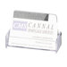 Business Card Holder, Shatter Resistant, Clear/Smoke