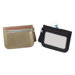 Slim Leather Card Case with Decorative Leather Tassel