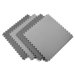 Recyclamat Reversible Foam Mats in Black / Gray (Pack of 4)