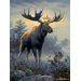 Hautman Bros Moose Super Plush Throw