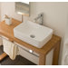 Linea 18.9" x 14.6" Acquaio Vessel Sink in White