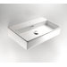Linea 5.1" x 27.6" Quarelo Wall Mount Bathroom Sink in White