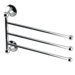 Vanessia Flexible Towel Bar in Polished Chrome