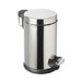 Otel 7.3" x 7.3" Treadle Waste Basket in Stainless Steel