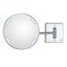 Discololed 9.1" Wall-Mount Magnifying Cosmetic Mirror with Lighting