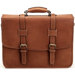 Adventure Litigator Flap Briefcase in Brown