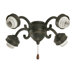 Four Light Ceiling Fan Light Fitter