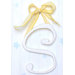 9" Hand Painted Hanging Letter - S