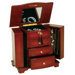 Belinda Musical Jewelry Box in Cherry