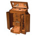 Briony Upright Jewelry Box in Antique Walnut