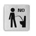 Signo Door Plate "Sit Down to Pee"