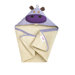 Purple Hippo Hooded Towel