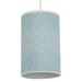 Raindrops Cylinder Light in Aqua
