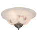 Three Light Finger Bowl Ceiling Fan Light Kit or Semi Flush Mount