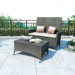 Cascade 2 Piece Lounge Seating Group with Cushions