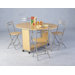 Stanley Butterfly 4 Chair Dining Set