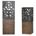 De Luca Resin Candlesticks (Set of 2)