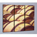 Three Piece Oak Wine Barrels Laminated Framed Wall Art Set - 36" x 48"
