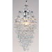 Crystal Teardrop 1 Light Mini Chandelier