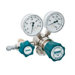 - 100 PSI Delivery Single Stage High-Purity Brass Pressure Regulator With 3000 PSI Maximum Rated Inlet Pressure, CGA-580 (Smart Indicating Purifier Base Included)