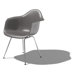 Eames DAX - Molded Plastic Arm Chair with 4 Leg Base