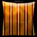 Como Gardens Reds and Ochres 18" Square Satin Pillow