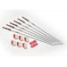 12� Spring Loaded Pole 6-Pack