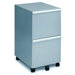 MP-05 Mobile Double File Cabinet in Silver