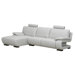 Charlotte Left Leather Sectional