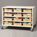 Double Sided  Storage Cart with Optional Trays