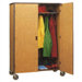 60" H Student Wardrobe Cabinet with Locking Doors