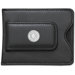 MLB Logo Black Leather Money Clip / Credit Card / ID Holder