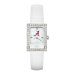 NCAA Ladies Fashion Watch with White Leather Strap