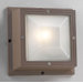 7.5" x 7.5"  Wall Sconce in Architectural bronze