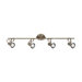 Gaia Four Light Spotlight in Antique Brass
